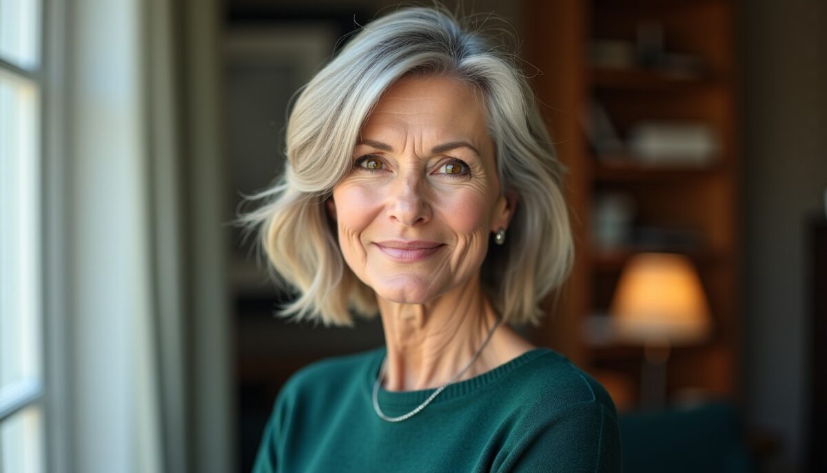 Adoptez la coupe mi-longue dégradée et effilée avec frange : l'élégance à 60 ans Adoptez la coupe mi-longue dégradée et effilée avec frange : l'élégance à 60 ans